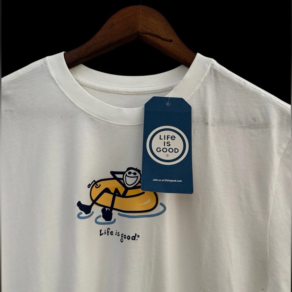 Life is Good Crusher Tee Shirt